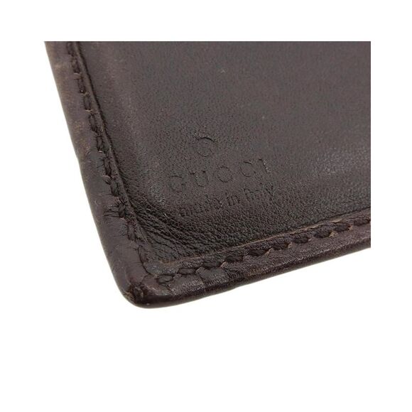 Pre Loved Gucci  GG Marmont Bow Flap Leather Wallet Brown - Picture 8 of 8